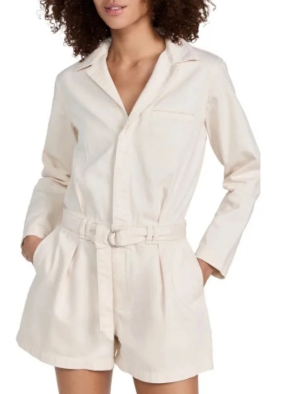 rag and bone Ecru Denim Romper